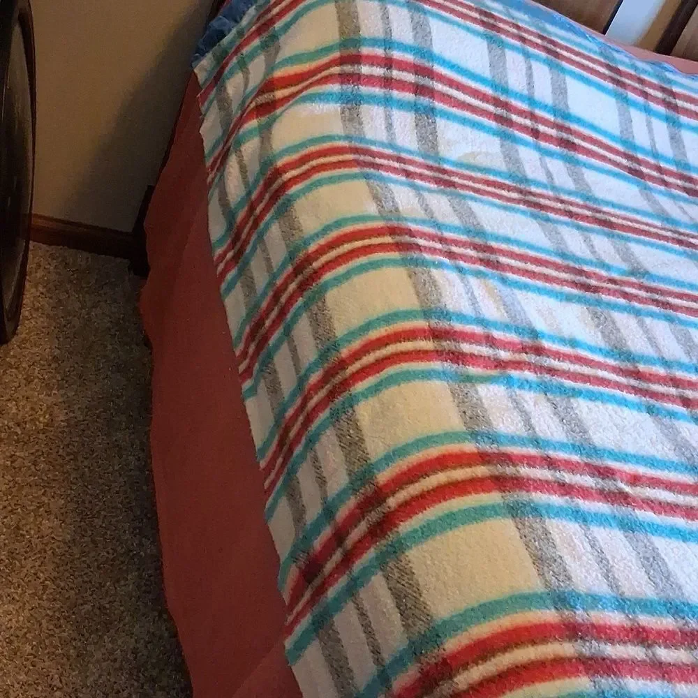 Plaid Multicolor Warm Full Size‎ Bedding Blanket